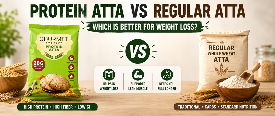 Protein atta vs regular atta comparison
