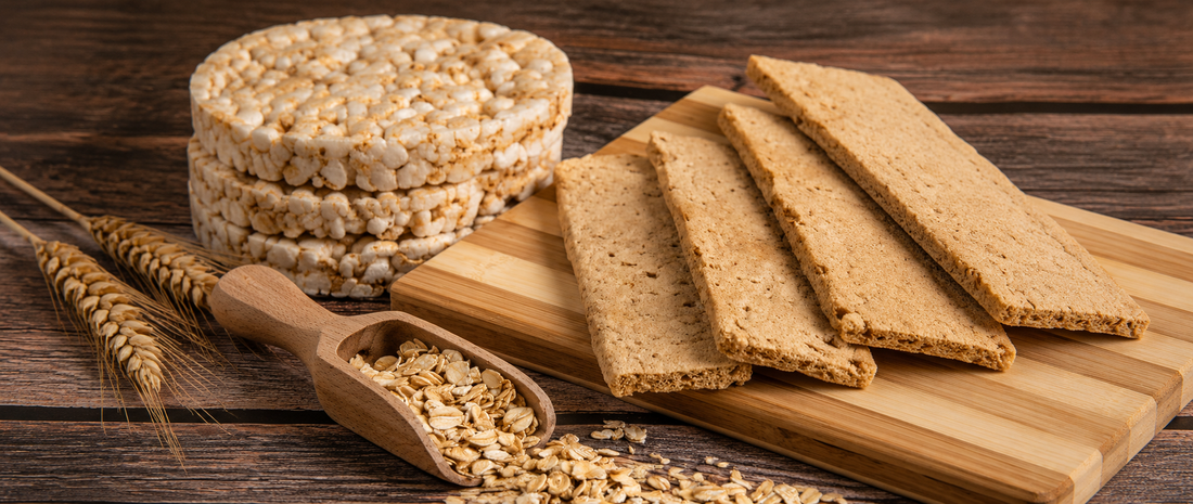 Healthy wheat bran snack foods