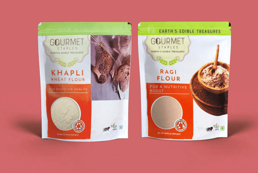 Khapli AttaÂ And Ragi Atta
