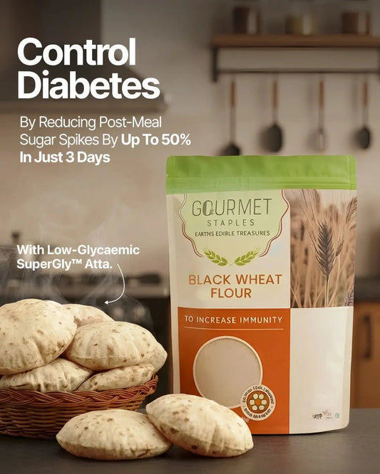 Black Wheat Flour for Balanced Sugar Levels and Better Digestion - Gourmet Staples