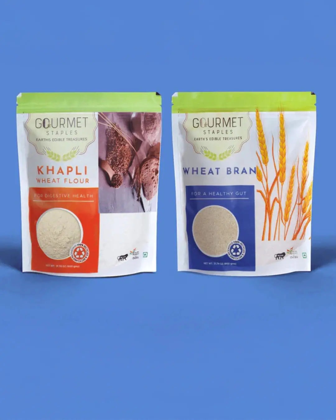 Khapli Atta And Wheat Bran - Gourmet Staples