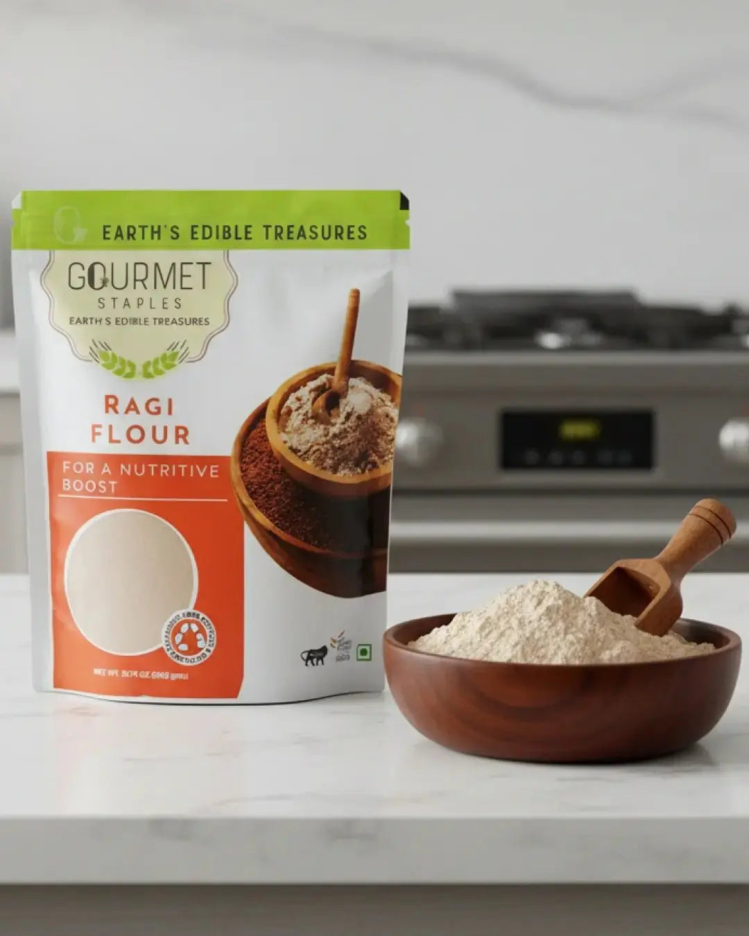 Ragi Atta And Wheat Bran - Gourmet Staples