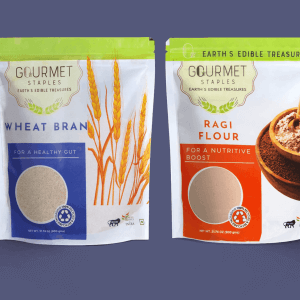 Ragi AttaÂ And Wheat Bran