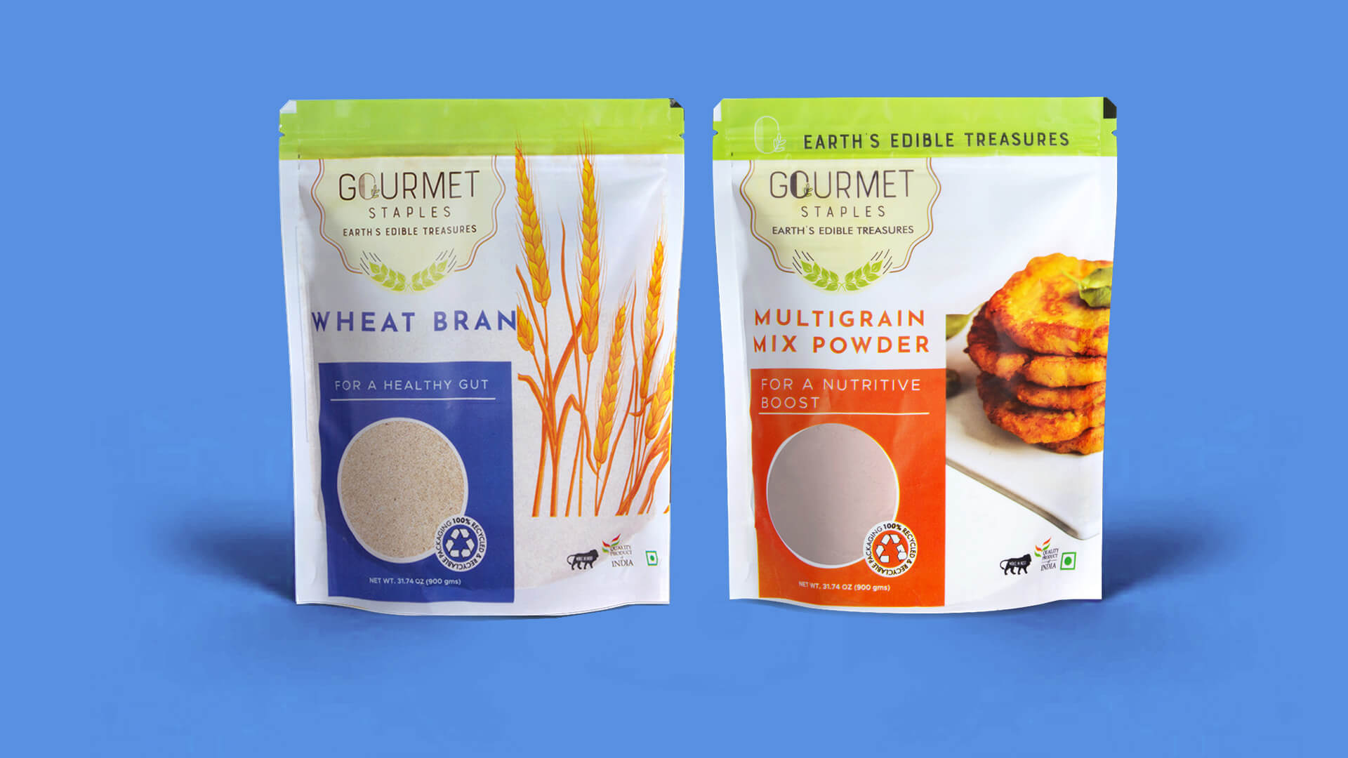 C wheat bran and multigrain mix