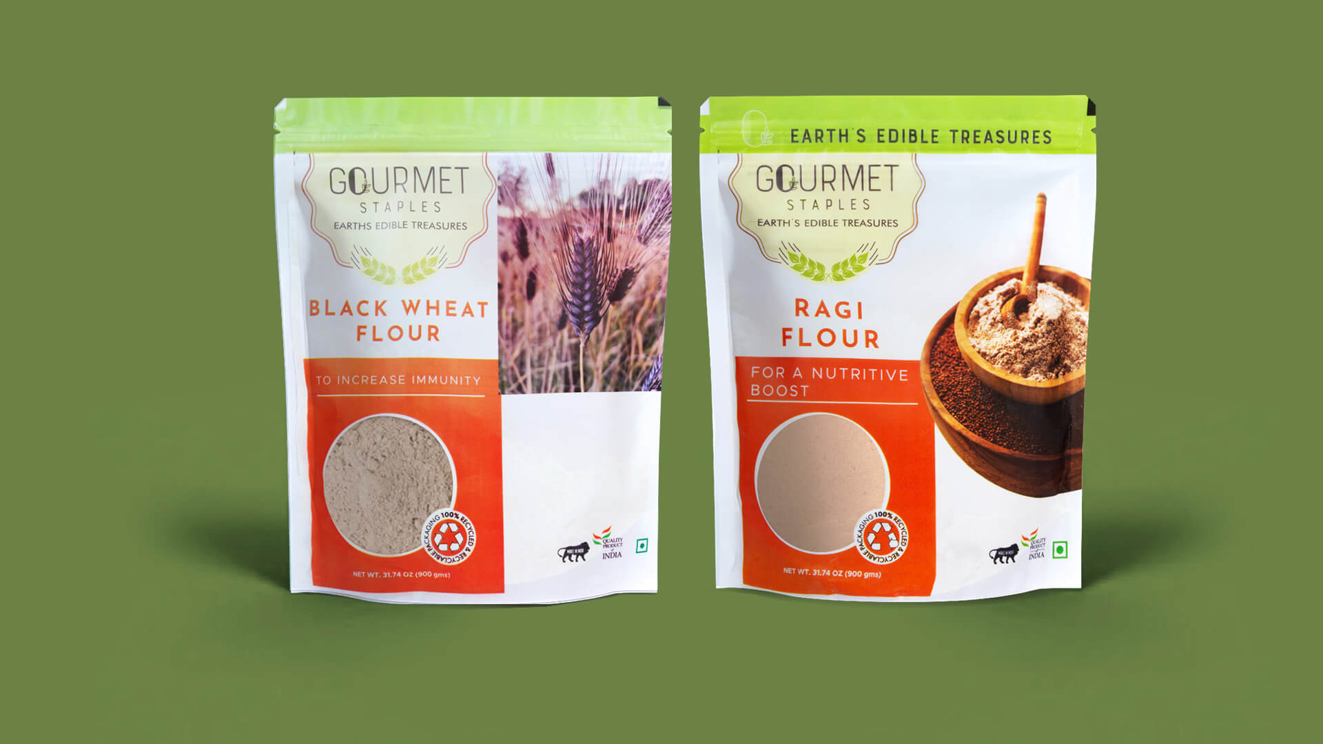 D black wheat and ragi